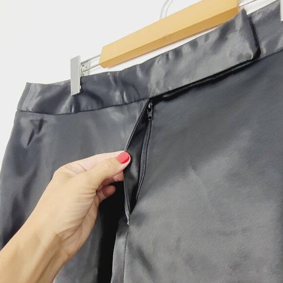 Reitmans Women's Black Pockets Flat Front High Rise Wide Leg Dress Pants Size 15 - Picture 4 of 12